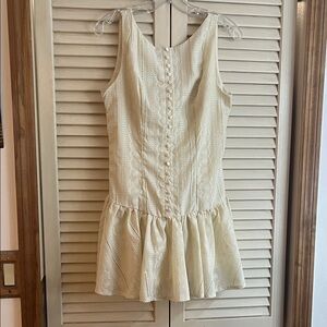 SHEIN Cream Lace Jumpsuit